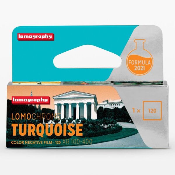 Lomography LomoChrome Farbnegativfilm 120 ISO 100-400  Türkis 
