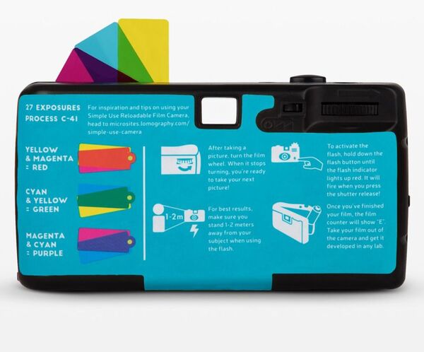 Lomography LomoChrome Simple Use Film Camera  Türkis