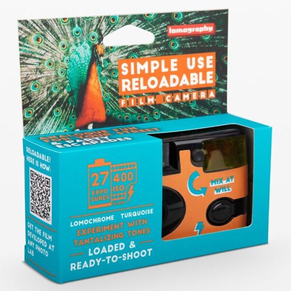 Lomography LomoChrome Simple Use Film Camera  Türkis