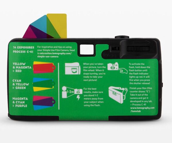 Lomography LomoChrome Simple Use Film Camera  Purple 