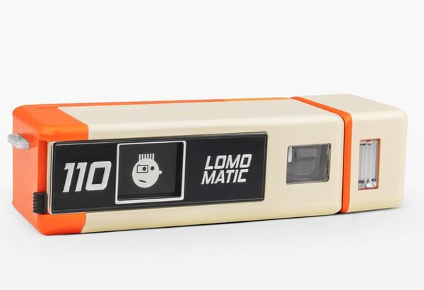 Lomography Lomomatic 110  Camera & Flash Golden Gate edition