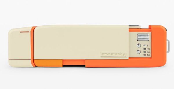 Lomography Lomomatic 110  Camera & Flash Golden Gate edition