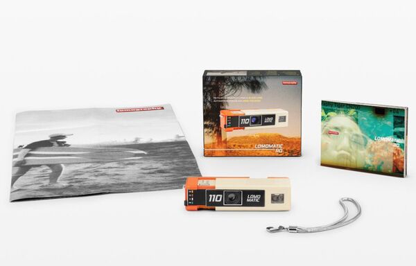 Lomography Lomomatic 110  Camera only Golden Gate edition