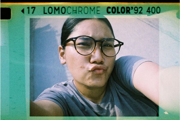 Lomography Lomomatic 110  Camera only Golden Gate edition
