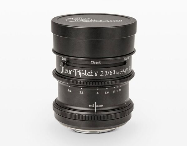 Lomography Nour triplet V 64mm f/2.0 Bokeh Control Art Lens  Sony E Alu Black