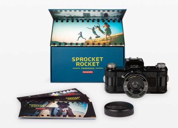 Lomography Sprocket Rocket Kamera  Black