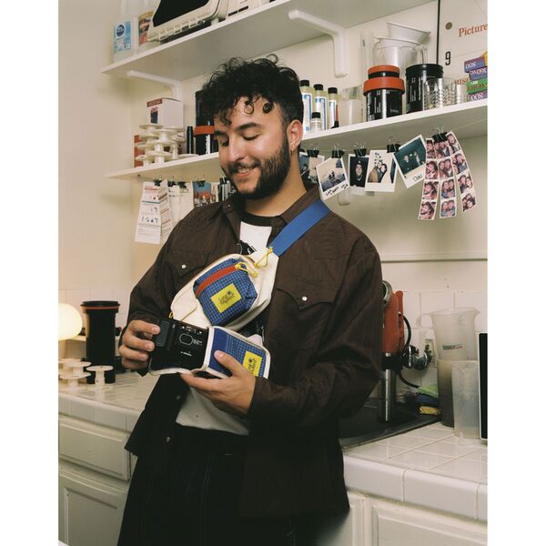 Long Weekend Camera Pouch  creme multicolor