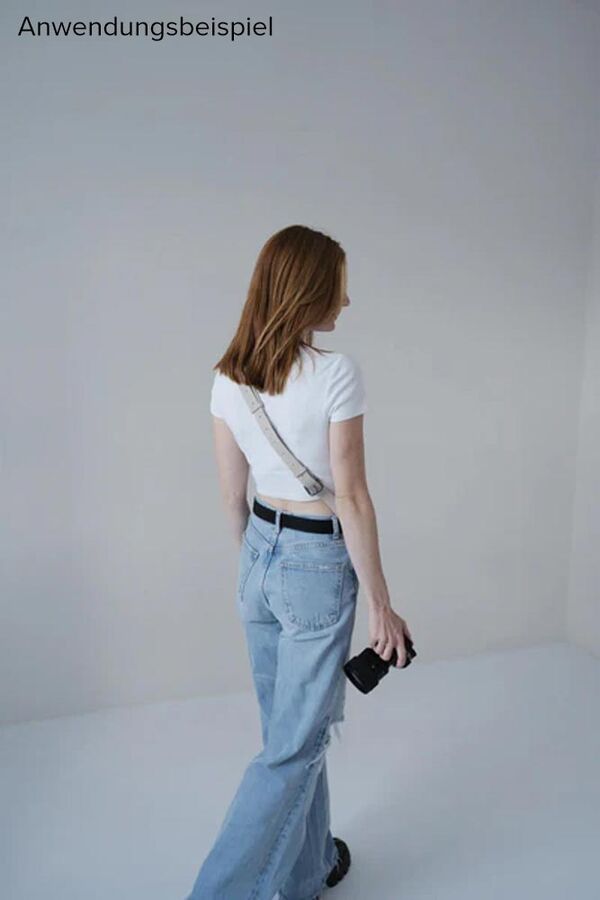 Loulex Crossbody Strap  beige