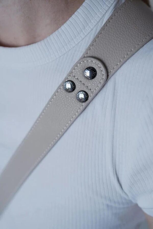 Loulex Crossbody Strap  beige