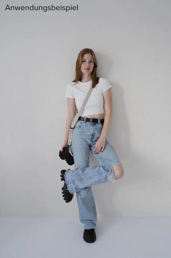 Loulex Crossbody Strap  beige