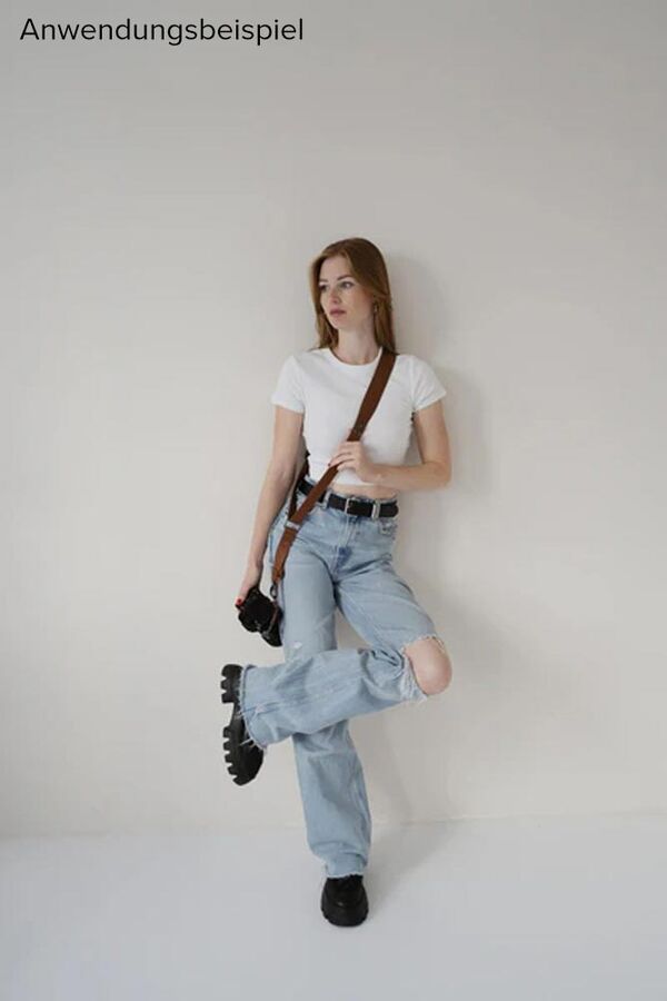 Loulex Crossbody Strap  braun