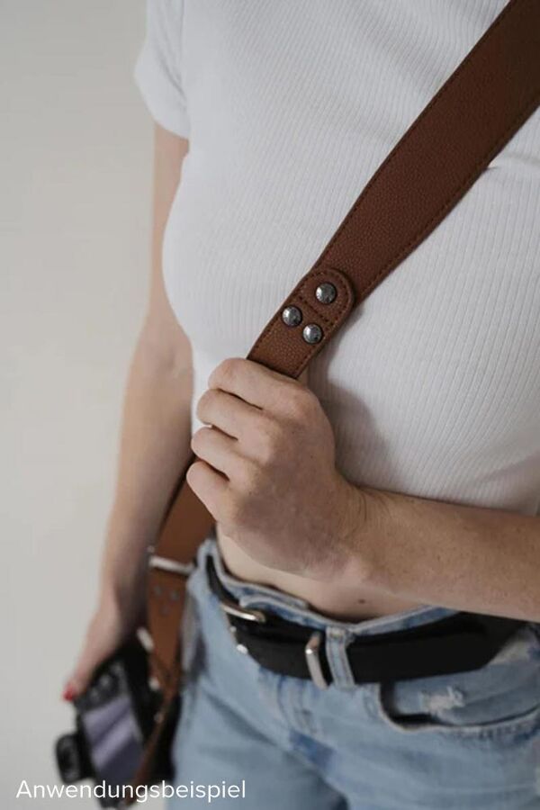 Loulex Crossbody Strap  braun