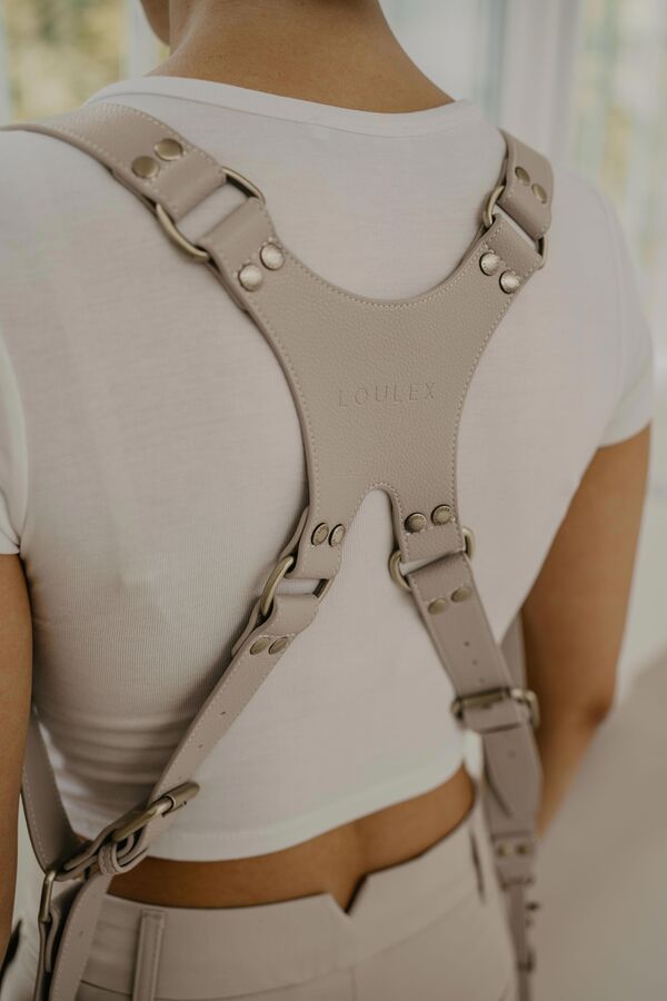 Loulex Double Strap  beige