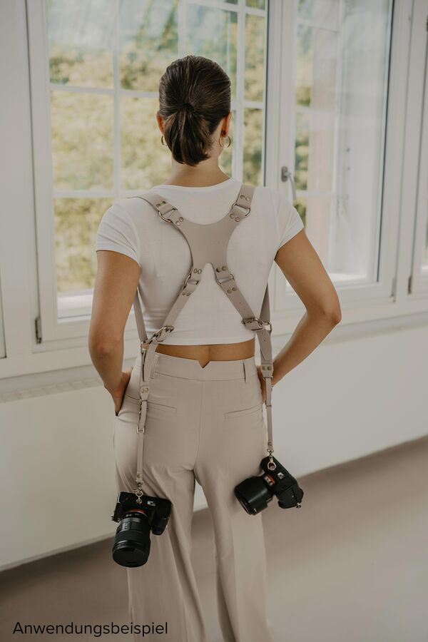 Loulex Double Strap  beige