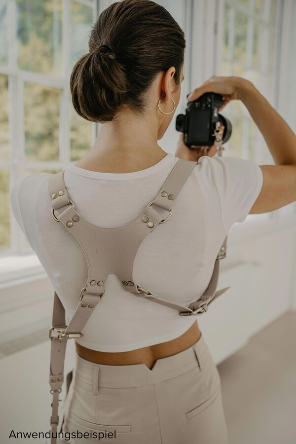 Loulex Double Strap  beige