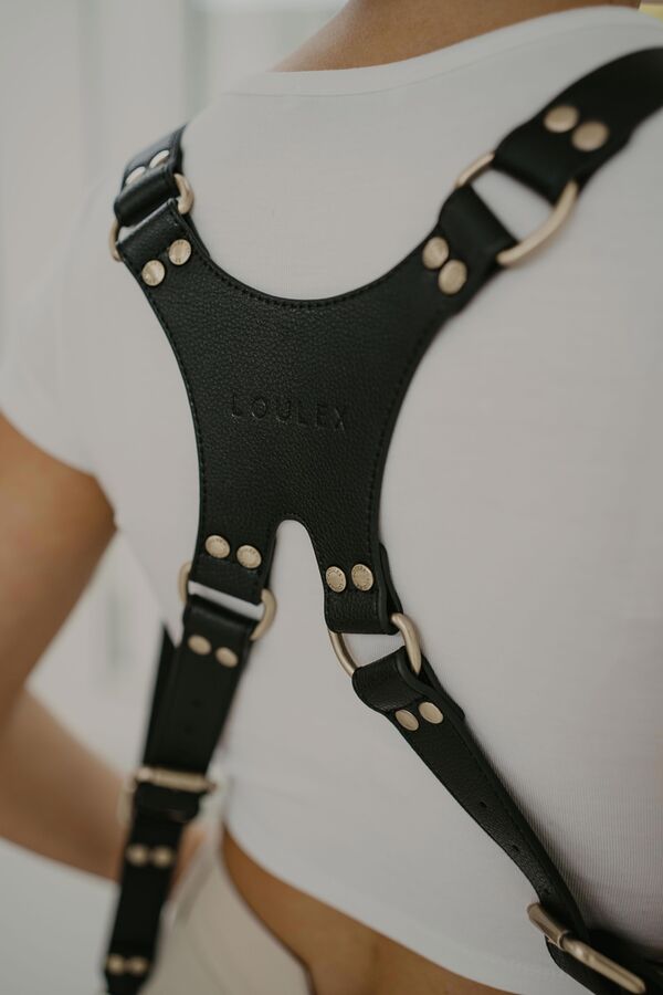 Loulex Double Strap  schwarz