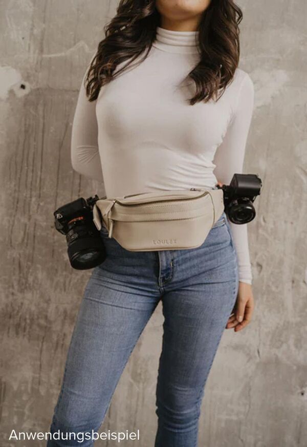 Loulex Mini Fanny Pack  beige