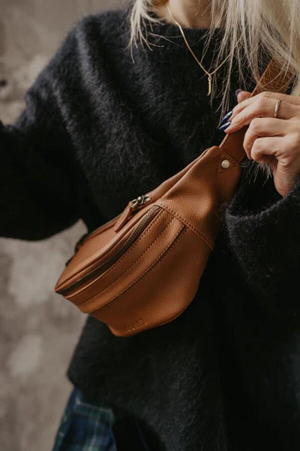 Loulex Mini Fanny Pack  braun