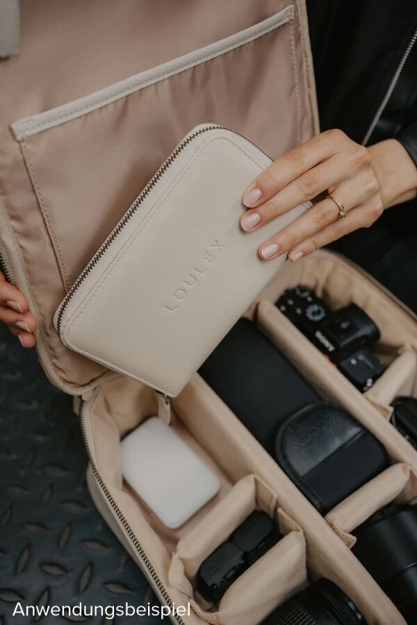 Loulex SD Wallet  beige