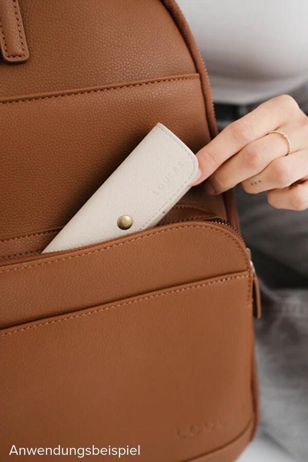 Loulex SD Wallet  beige