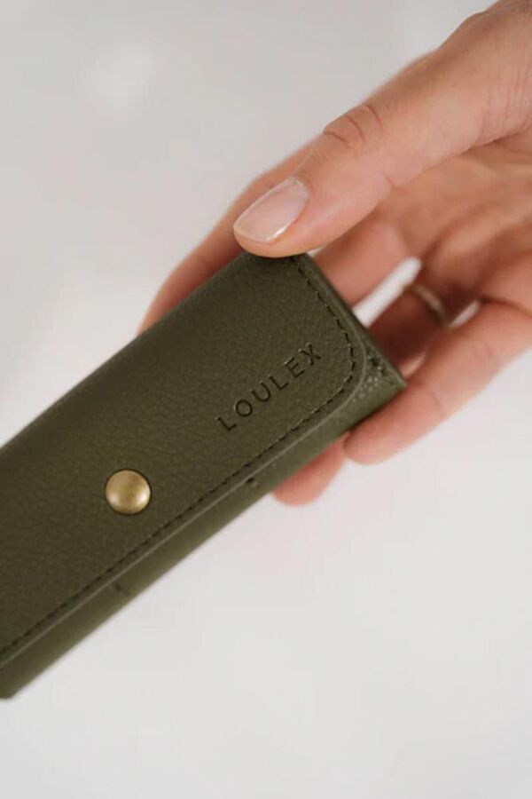 Loulex SD Wallet  Olive