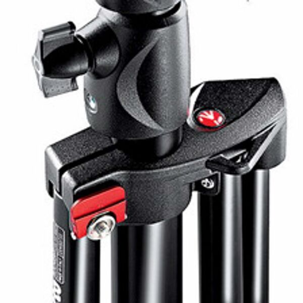 Manfrotto 3er-Set Alu-Lampenstativ Compact mit Luftfederung schwarz 