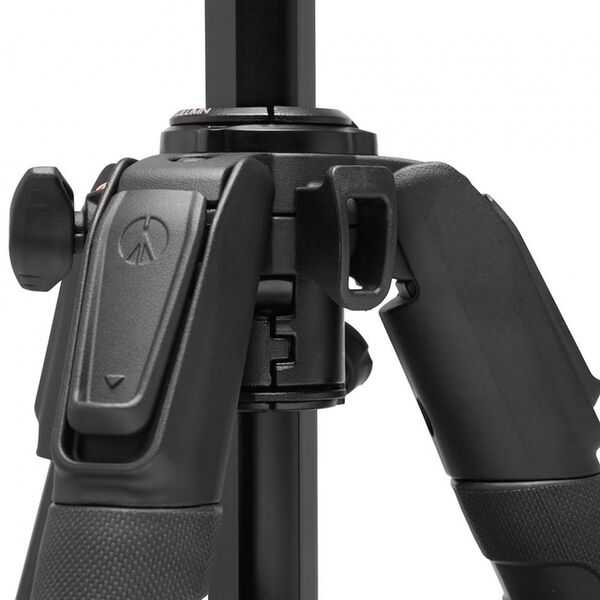 Manfrotto 055 Alu ARCA Kit, Stativ mit Kugelkopf, 3 Segmente 