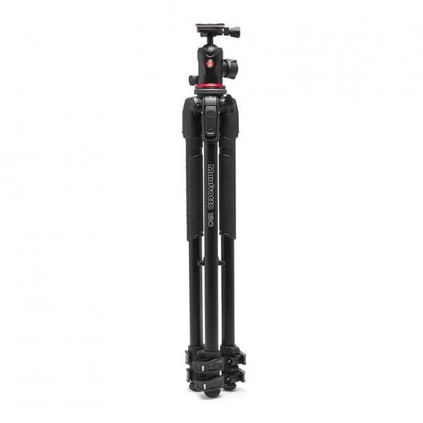 Manfrotto 190X Alu ARCA Kit, Stativ mit Kugelkopf, 3 Segmente 