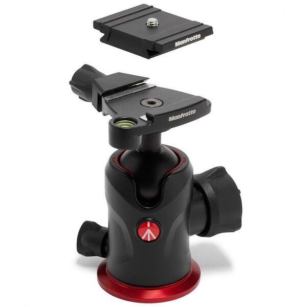 Manfrotto 190X Alu ARCA Kit, Stativ mit Kugelkopf, 3 Segmente 