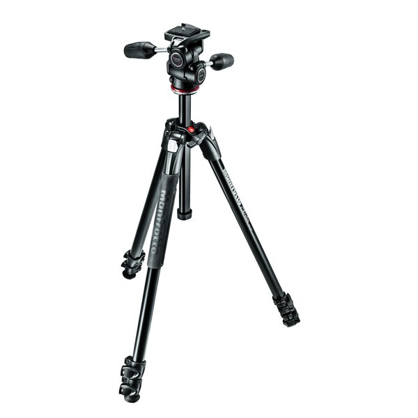 Manfrotto 290 XTRA Kit, Alu mit 3 Segmenten, 3-Wege-Neiger - Demomodell 