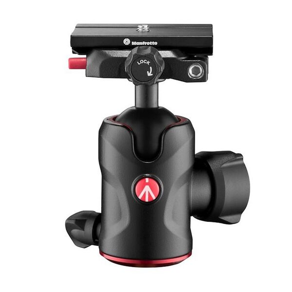 Manfrotto 496 Zentralkugelkopf mit Top Lock Platte 