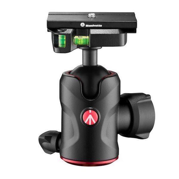 Manfrotto 496 Zentralkugelkopf mit Top Lock Platte 