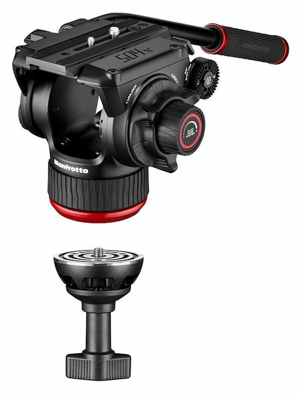 Manfrotto 504X & CF Fast Sing Leg Tripod 
