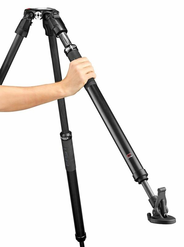 Manfrotto 504X & CF Fast Sing Leg Tripod 