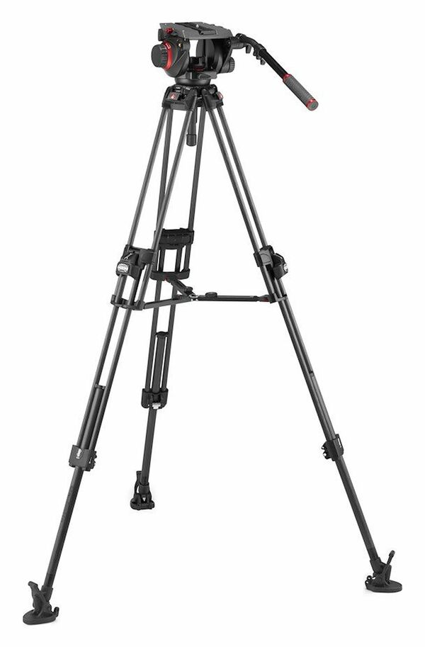 Manfrotto 509 & CF Fast Doppelrohr-Stativ 