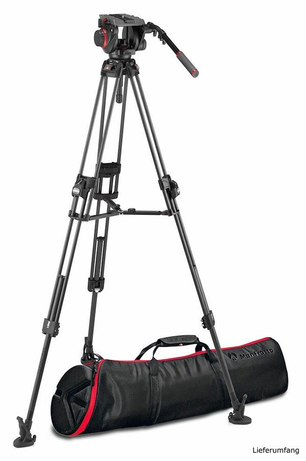 Manfrotto 509 & CF Fast Doppelrohr-Stativ 