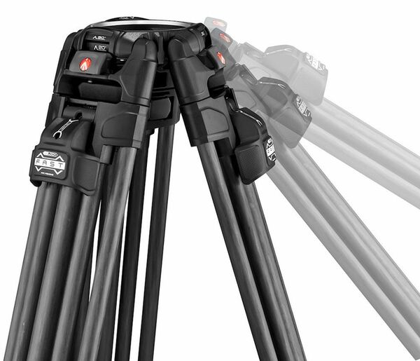 Manfrotto 526 & CF Fast Doppelrohr-Stativ 