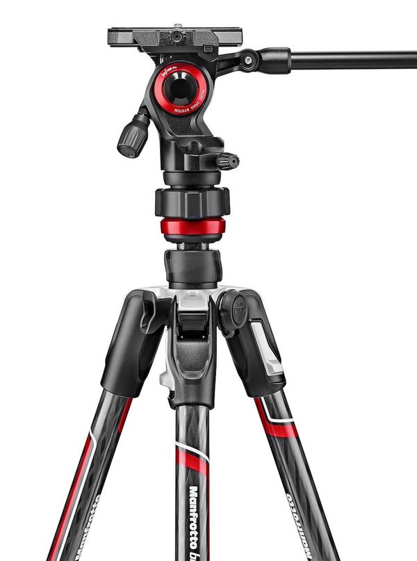 Manfrotto Befree Live Carbon Kit Twist mit Fluid-Videokopf 