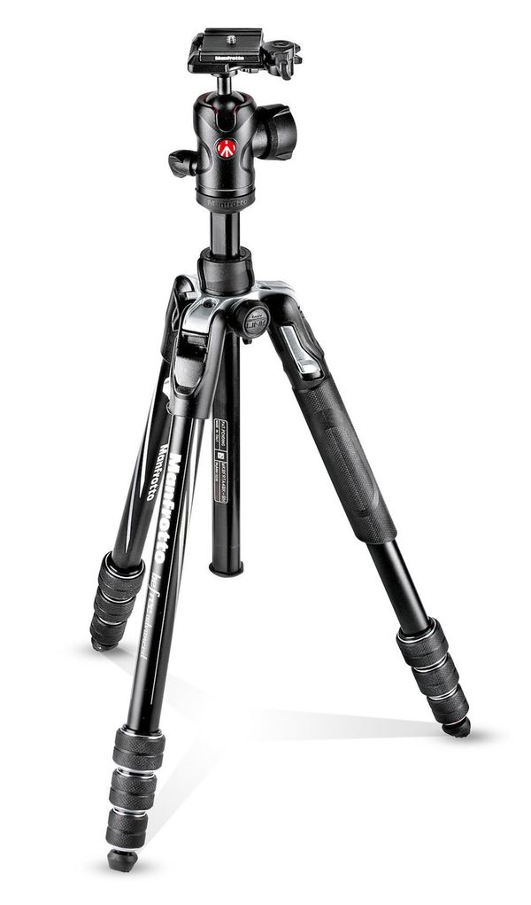 Manfrotto Befree Advanced Alu Reisestativ Kit Twist  schwarz
