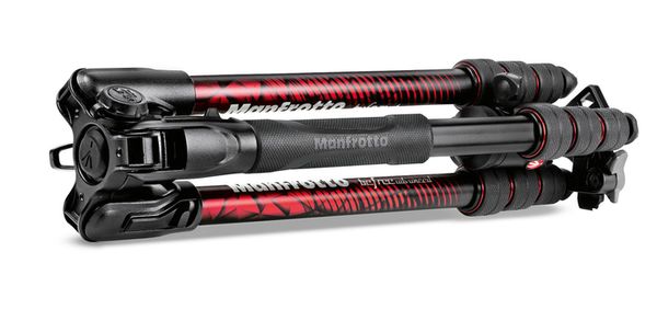 Manfrotto Befree Advanced Alu Reisestativ Kit Twist  rot