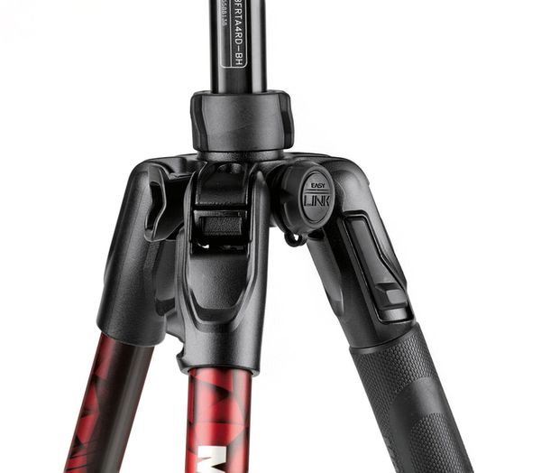 Manfrotto Befree Advanced Alu Reisestativ Kit Twist  rot