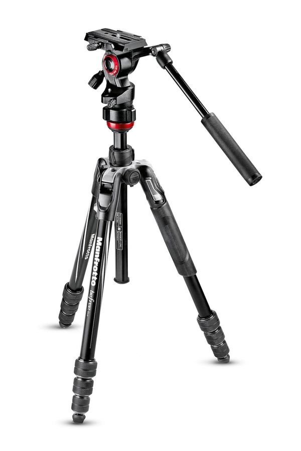 Manfrotto Befree Advanced Live Twist Alu-Stativ mit Fluid-Videokopf 