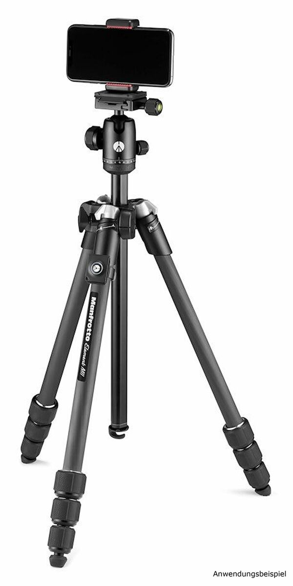 Manfrotto Element MII MobBT CF BK 4 S BH 