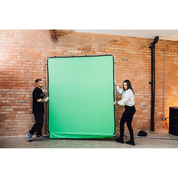 Manfrotto EzyFrame Hintergrund 2 m x 2,3 m  Chromakey Grün