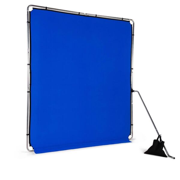 Manfrotto EzyFrame Hintergrund 2 m x 2,3 m  Chromakey Blau