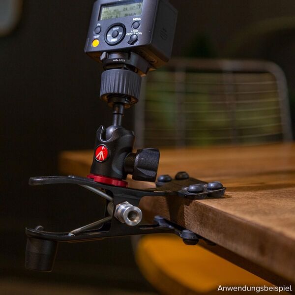 Manfrotto Federklemme mit Zubehörschuh 
