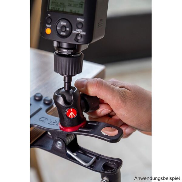 Manfrotto Federklemme mit Zubehörschuh 