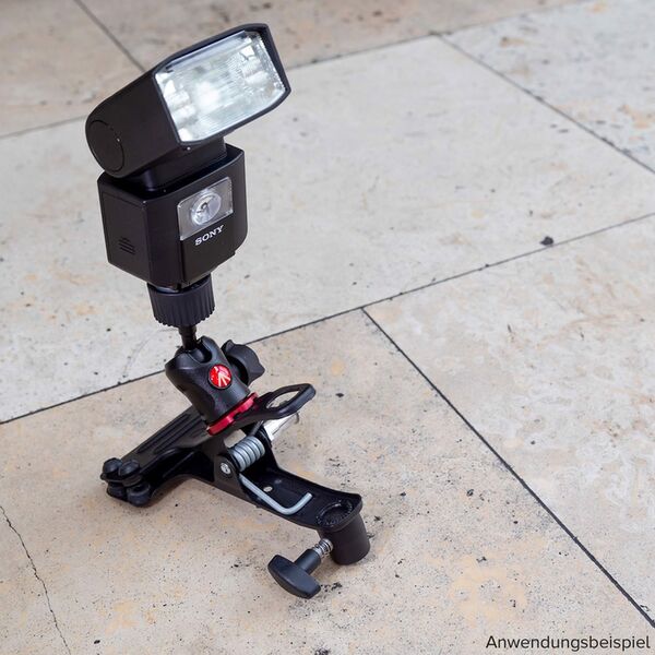 Manfrotto Federklemme mit Zubehörschuh 