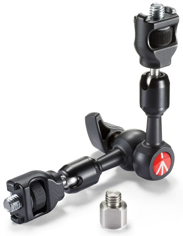 Manfrotto Foto-Arm mit variabler Friktion und Verdrehschutz-Adaptern 