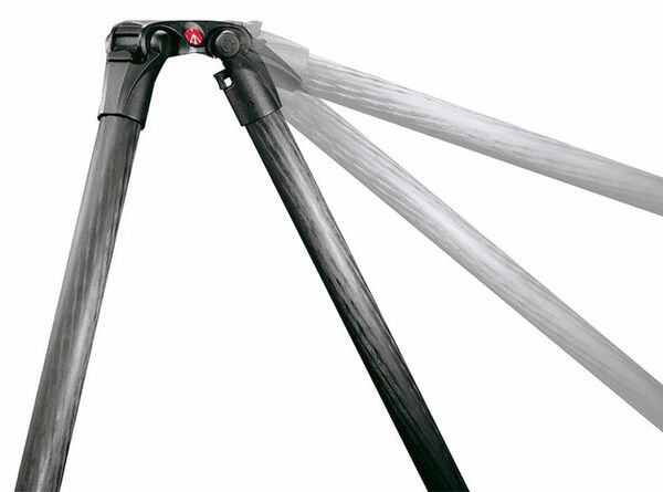 Manfrotto Kompaktes Carbon-Videostativ mit 3 Auszügen 